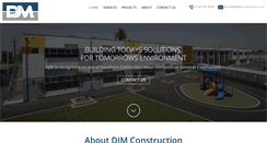 Desktop Screenshot of djmconstruction.com