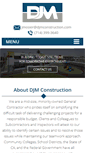 Mobile Screenshot of djmconstruction.com